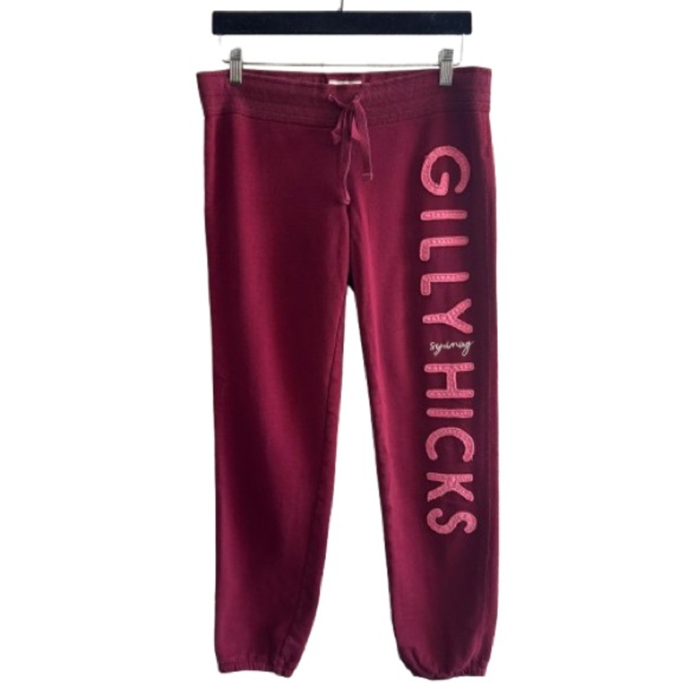 Gilly Hicks Sydney Sailing Club ‘32 Logo Sweatpants Red Pink Joggers Pants Cozy